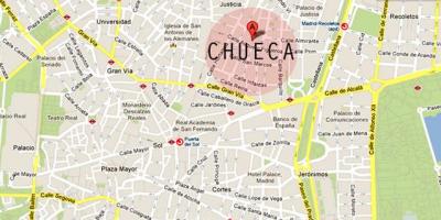 Madrid chueca bản đồ