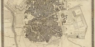 Bản đồ của Madrid old town