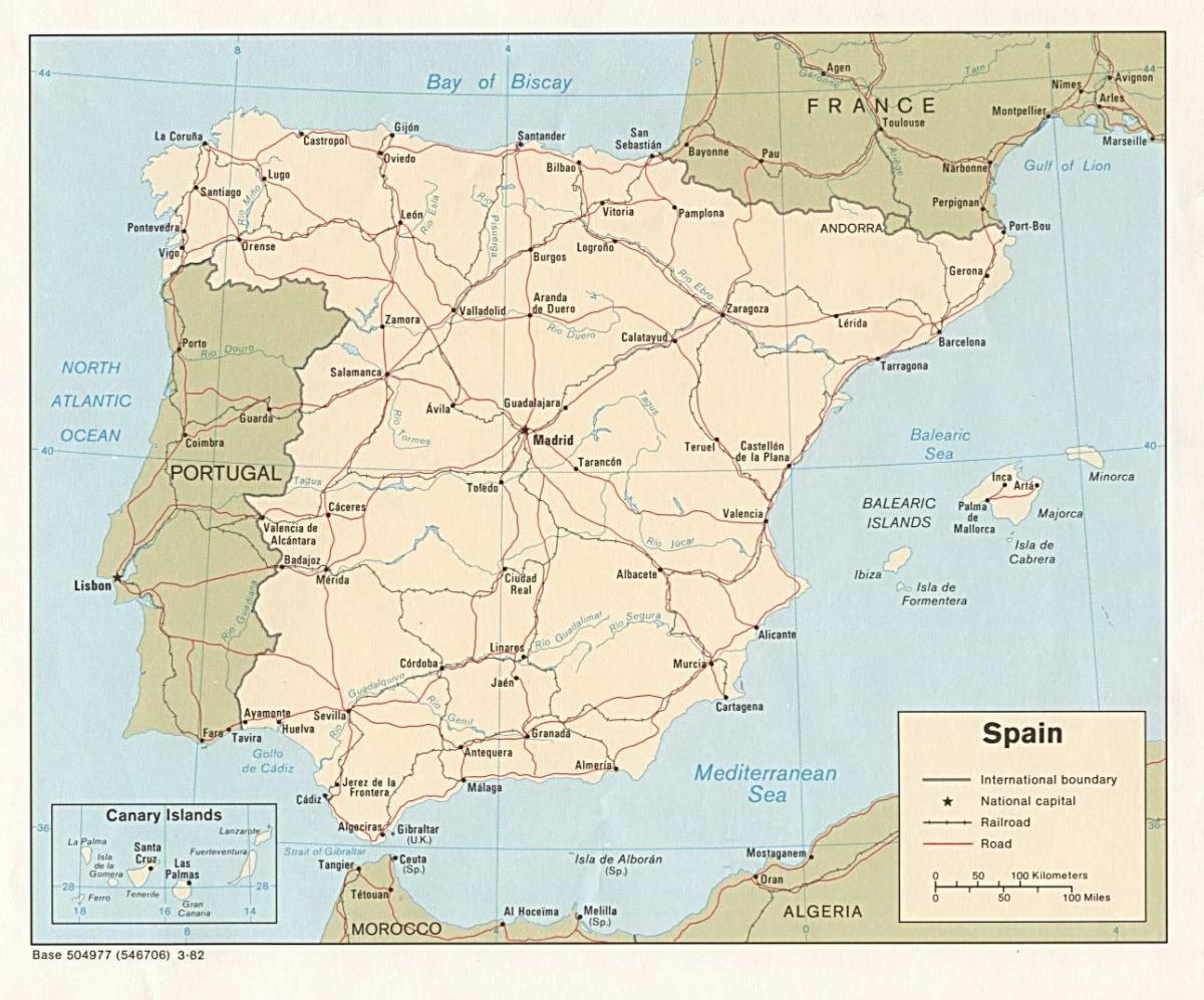 Madrid trên bản đồ