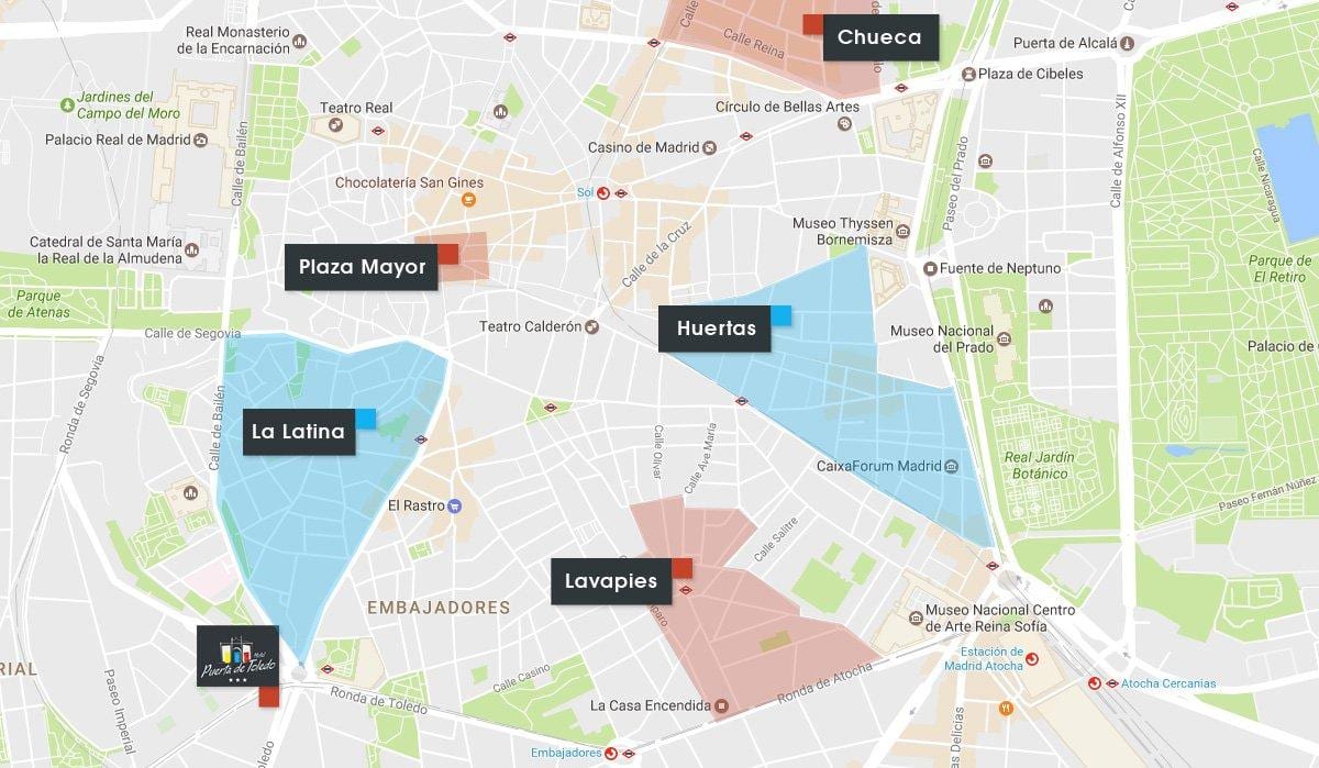 bản đồ của chueca