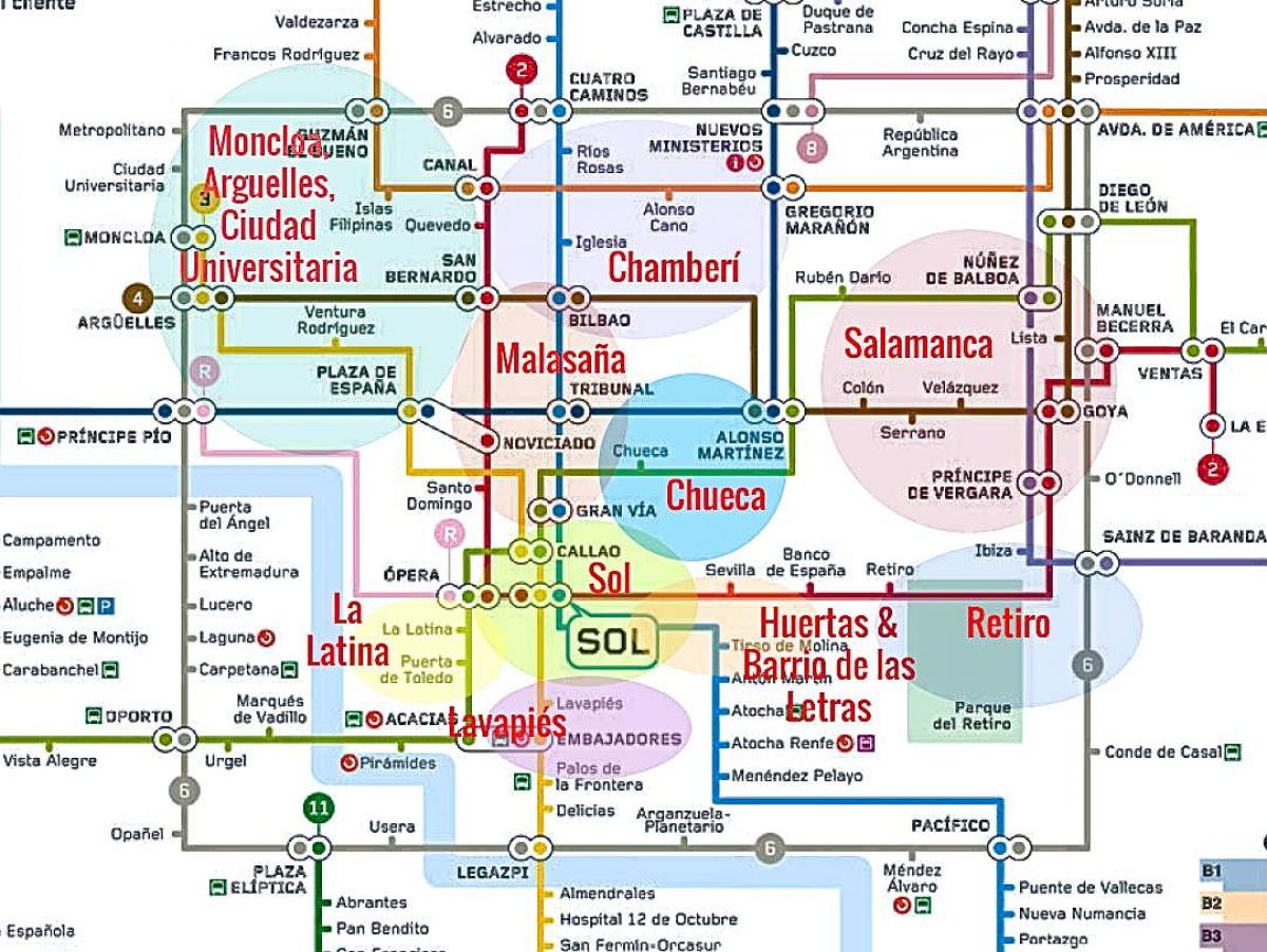 bản đồ của la la Madrid