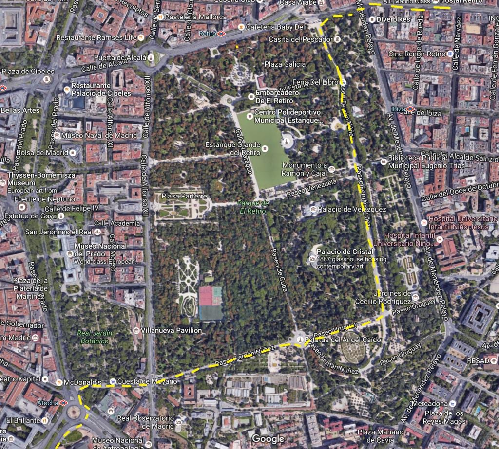 mùa Madrid bản đồ