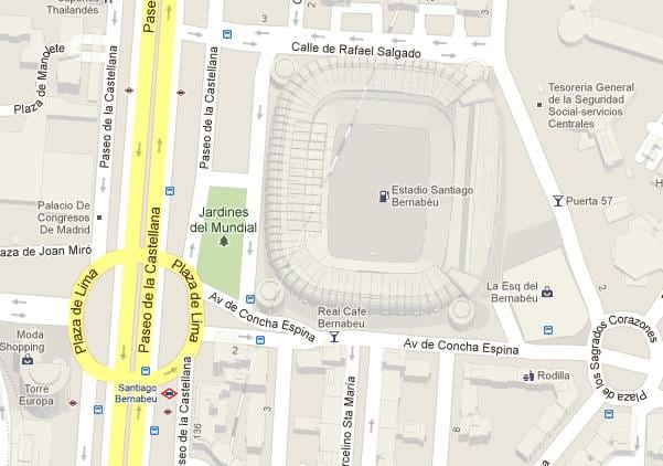 bernabeu bản đồ