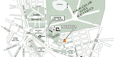 Bản đồ atocha trạm Madrid