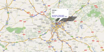 Bản đồ thành phố Madrid, Tây ban nha