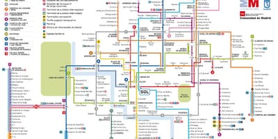 Madrid ngầm bản đồ