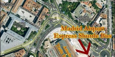 Puerta de atocha ga xe lửa bản đồ