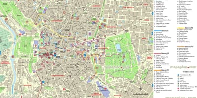 Bản đồ của Madrid bản đồ ẩn