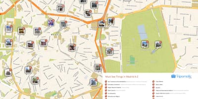 Bản đồ Madrid hấp dẫn