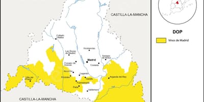 Bản đồ của Madrid khu vực