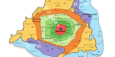 Madrid khu t bản đồ