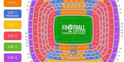 Bernabeu bản đồ chỗ ngồi